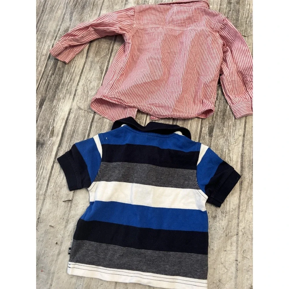 Lot Of 2 Size 6-9 Months Baby Boys Shirts‎